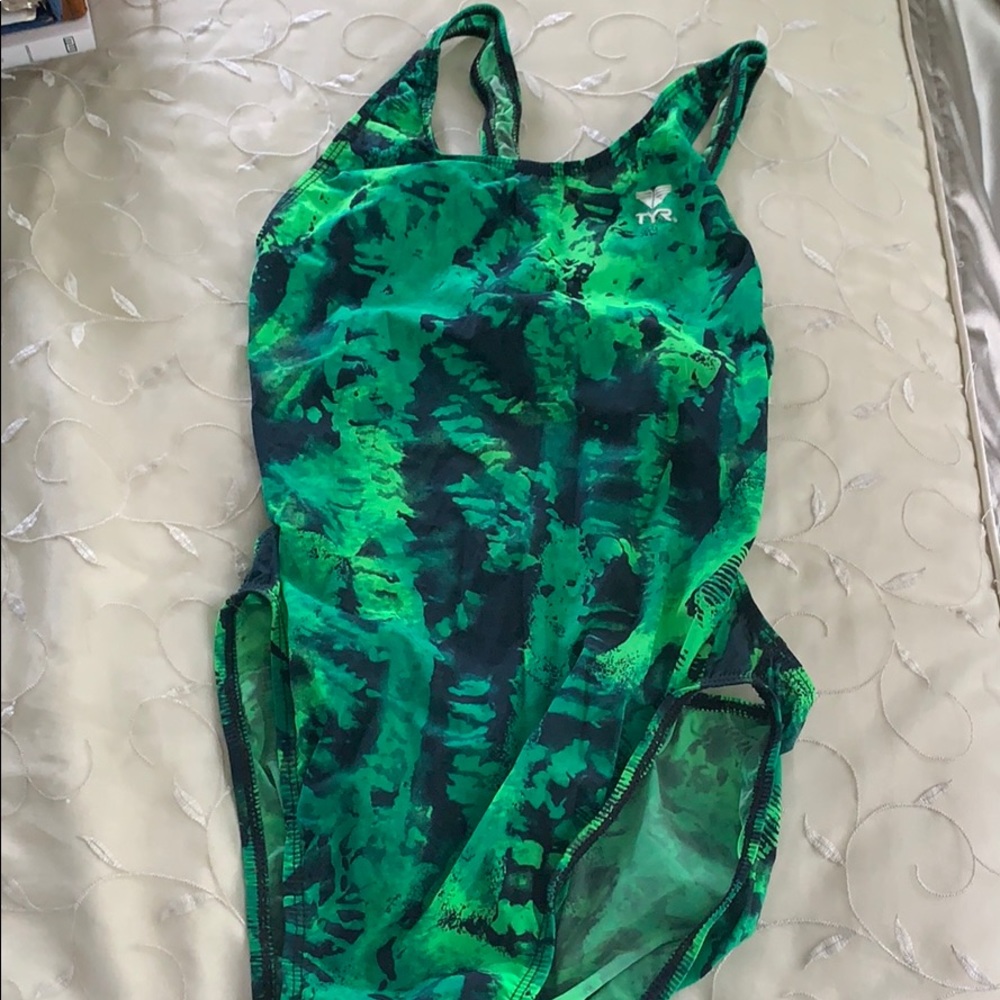 Vintage 90s TYR Racerback Swimsuit One-piece